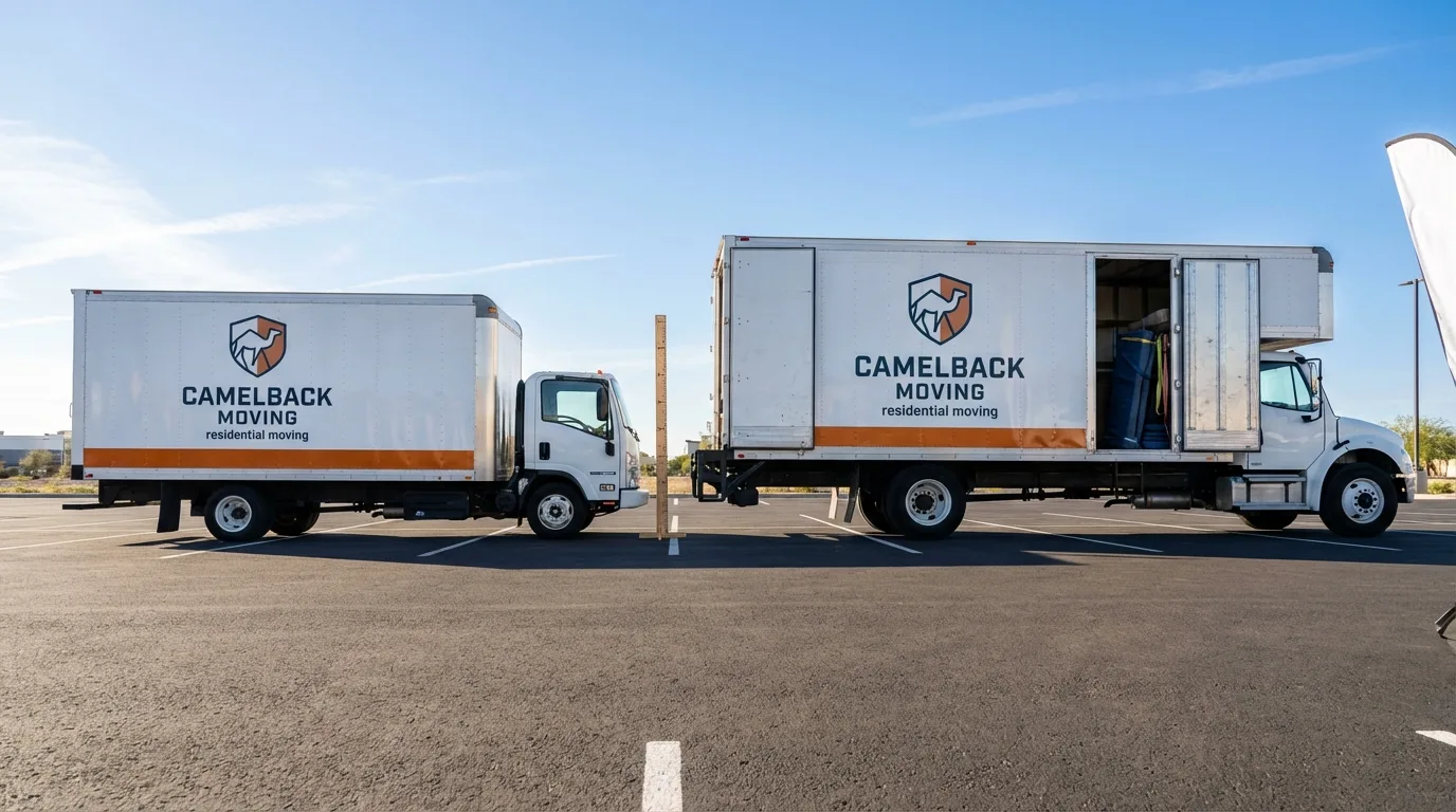 Moving truck size capacity guide in New Lebanon